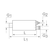 Druckschalter, Stecker M8, 4-polig, G 1/8 AG, M5 IG, M8x1 AG Produktbild img2 S