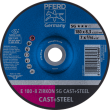 Schruppscheiben E 180-8 ZIRKON SG CAST+STEEL Produktbild