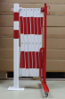 Scherengitter mit Sperrpfosten D60mm L bis 4000 mm rot/weiß Produktbild img5 S