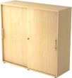 Schiebetürenschrank 1200x400x1100 Ahorn/Ahorn Produktbild