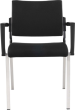 Besucherstuhl Premium Schwarz ( 2 Stühle Set) Produktbild img2 S