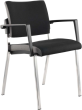 Besucherstuhl Premium Schwarz ( 2 Stühle Set) Produktbild