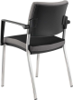 Besucherstuhl Premium Schwarz ( 2 Stühle Set) Produktbild img4 S