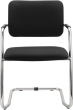Besucherstuhl Freischwi. Schwarz ( 2 Stühle Set) Produktbild img1 S