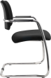 Besucherstuhl Freischwi. Schwarz ( 2 Stühle Set) Produktbild img3 S