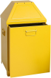 Abfallbehälter ca. 80 l sandgelb H660/870 mm Produktbild img1 S