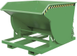 Kippbehälter BKM 1500 l B1560xT1760xH1270 mm RAL6011 Tragkraft 3000kg mit Abrollsystem Produktbild img1 S