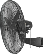 Wand-Windmaschine IP44 H520xD495 mm Luftmenge 10700 m³/h Produktbild img3 S