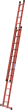 GFK-Schiebeleiter Everest EFA 2E 2x12 Spr. Leiterlänge max 6,03 m Arbeitshöhe 6,75 m ZARGES Produktbild