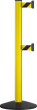 Gurtpfosten Safety gelb Gurtlänge 3,70 m Gurt schwarz/gelb "Safety Double" Via Guide Produktbild