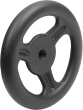 KIPP Speichenhandräder aus Stahlblech, Form A, 3 Speichen Produktbild img1 S