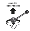 KIPP Spannhebel flach mit Innengewinde, 15 Grad Produktbild img4 S