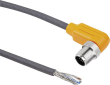 STECKVERBINDER MIT SCHRAUBANSCHLUSS GESCHIRMT, FORM:D STECKER ABGEWINKELT, M12X1, D2=14,5, P=5000, N=5X0,34 mm², Produktbild img1 S