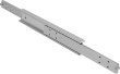 KIPP Teleskopschienen Stahl kompakt, Vollauszug, Tragkraft bis 480 kg Produktbild