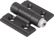 SCHARNIER MIT EINSTELLBARER FRIKTION 35X30, ALUMINIUM SCHWARZ ELOXIERT, A1=21, B1=15 Produktbild img1 S