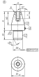 KIPP Aufnahmebolzen mit Innengewinde, Form B, zylindrisch Produktbild img2 S