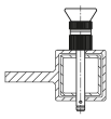 KIPP Kugelsperrbolzen mit Edelstahl-Pilzgriff und hoher Scherfestigkeit, verstellbar Produktbild img3 S