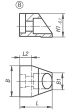 SPANNBACKEN FORM:B STANDARD-SPANNBACKE OBEN, H1=21, EINSATZSTAHL Produktbild img2 S