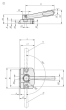 KIPP Flachspanner mit Exzenter, Form C, ohne Positionierstift mit Spannhebel Produktbild img2 S