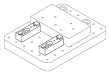 KIPP Niederzugspanner Stahl, flach, mit Langloch Produktbild img3 S