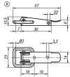 KIPP Spannverschlüsse mit Spannbügel Form A Produktbild img2 S
