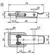 KIPP Spannverschlüsse mit Spannbügel Form B Produktbild img2 S