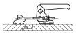 KIPP Bügelspanner horizontal mit Gegenhalter Produktbild img3 S