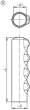 KIPP Kunststoffgriffe, rund mit runder Aufnahme, Form B Produktbild img2 S