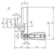KIPP Scheibenhandräder mit drehbarem Griff Form E, mit Passbohrung Produktbild img2 S