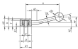 KIPP Spannhebel flach mit Innengewinde, 15 Grad Produktbild img3 S