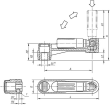 KIPP Handkurbeln mit Sicherheits-Zylindergriff, Passbohrung ohne Nut Produktbild img2 S