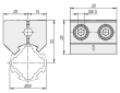 MULTIBLOCK, TYP I, P=Ø30 ALUMINIUM Produktbild img2 S