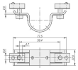 SCHELLE, TYP I, P=Ø30 STAHL Produktbild img2 S