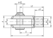 KIPP Gabelgelenke DIN 71752 Produktbild img2 S