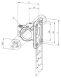 KIPP Rohrverbinder Flansch Aluminium, für Lineareinheit Produktbild img2 S