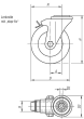 KIPP Lenkrolle mit stop fix Produktbild img2 S