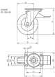 KIPP Lenkrolle mit "stop-top" Produktbild img2 S