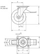 KIPP Lenkrolle mit "stop-top" Produktbild img2 S