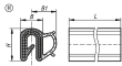 KIPP Kantenschutzdichtprofile mit integriertem Stahldrahtkern, Form H Produktbild img2 S