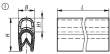 KIPP Kantenschutzdichtprofile mit integriertem Stahldrahtkern, Form I Produktbild img2 S