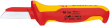 Kabelmesser VDE 180mm mit Klinge 50mm mit Kunststoffklingenrücken KNIPEX Produktbild