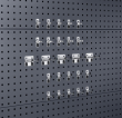 Hakensortiment 25-teilig für Lochplatten für Lochplatten Produktbild img2 S