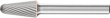 Frässtift HM Rundkegelform 1020 3 6mm 10x20mm Pferd Produktbild