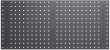 Lochplatte B991xH457 mm anthrazit RAL 7016 Produktbild