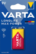 Batterie MAX TECH 9V-Block Blister a 1 Stück VARTA Produktbild img1 S