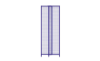 Vario-Element Trennwandsystem Vario B530-930xH2200mm RAL Produktbild