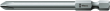 Wera Bit zähhart 1/4" PH DIN 3126 E6,3 89mm Produktbild img1 S