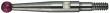 Messeinsatz mit Rubinkugel D2x12mm KÄFER Produktbild