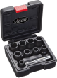 Schraubenausdreher-Satz spiralgenutet 1/2" 34mm mit Austreiber 10-teilig 10-19mm im Koffer Produktbild img1 S