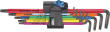 Winkelschraubendreher- Satz lang 9-teilig T8-T40 Halfefunktion Color Wera Produktbild